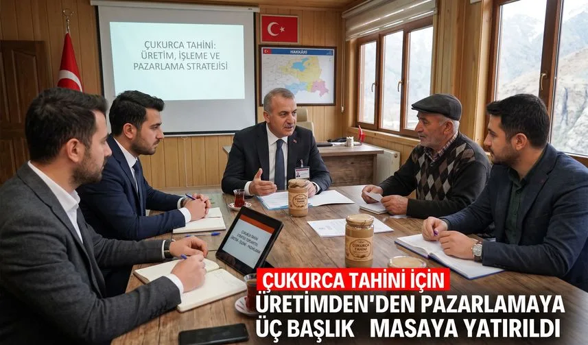 Çukurca tahini için üretimden pazarlamaya üç başlık masaya yatırıldı