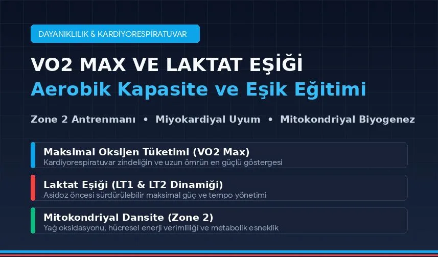 Kardiyorespiratuvar Performansın Zirvesi: VO2 Max, Laktat Eşiği ve Eşik Eğitimi Rehberi