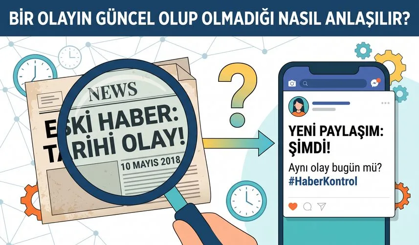 Eski haber, yeni paylaşım: Bir olayın güncel olup olmadığı nasıl anlaşılır?