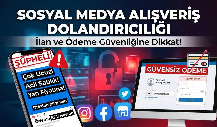 Sosyal medya alışveriş dolandırıcılığı nasıl anlaşılır? İlan ve ödeme güvenliği